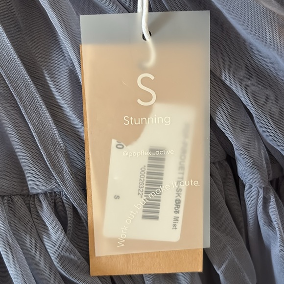 POPFLEX NWT Pirouette Skort in blue mist size small - Picture 4 of 8